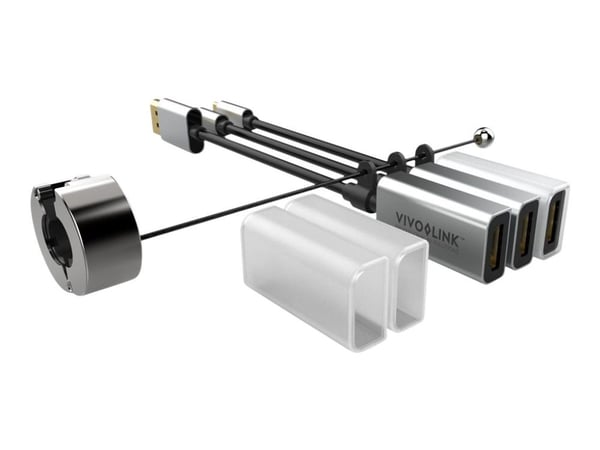 VivoLink Pro Adapter Ring - Video/lyd-adaptersett - svart - 4K-støtte