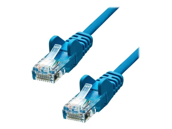 ProXtend - Koblingskabel - RJ-45 (hann) til RJ-45 (hann) - 5 m - UTP - CAT 5e - formstøpt, uten hindringer - blå