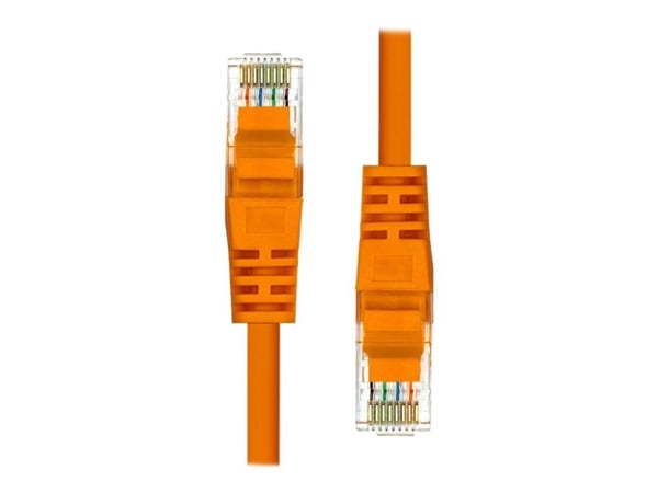 ProXtend - Liitäntäjohto - RJ-45 (uros) RJ-45 (uros) - 30 cm - UTP - CAT 5e - muotoiltu, mutkaton - oranssi