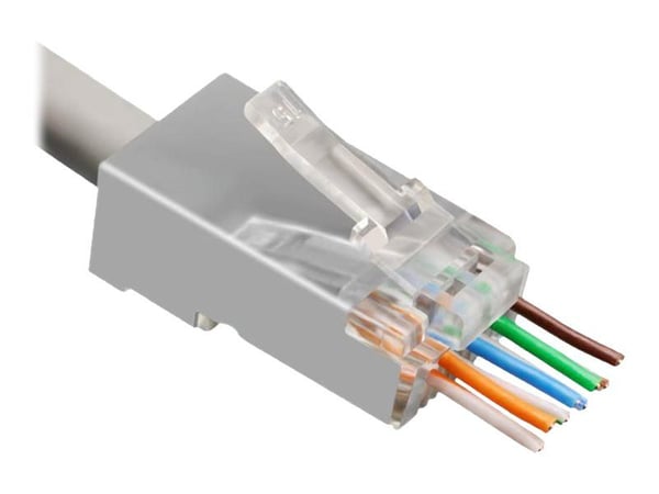 Microconnect KON512-50EZ, RJ45, Hopea, Uros, Suora, Cat6a, F/FTP (FFTP)