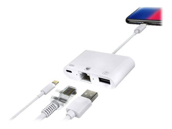 Microconnect W125648613, Lightning, Valkoinen, 90 g, 1 kpl, 142 mm, 102 mm