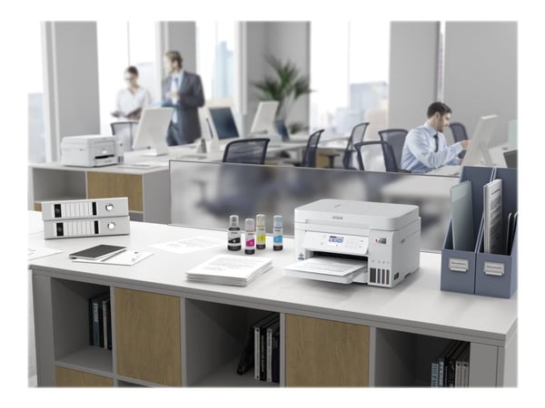 Epson EcoTank L6276, Mustesuihku, Väritulostus, 4800 x 1200 DPI, A4, Suoratulostus, Valkoinen