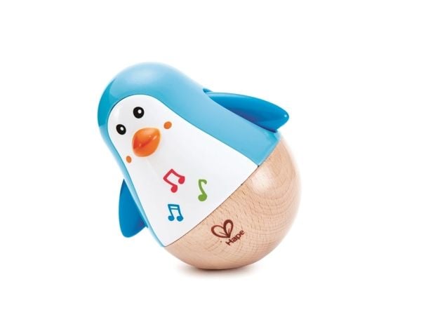 Hape Penguin Musical Wobbler Pingviini