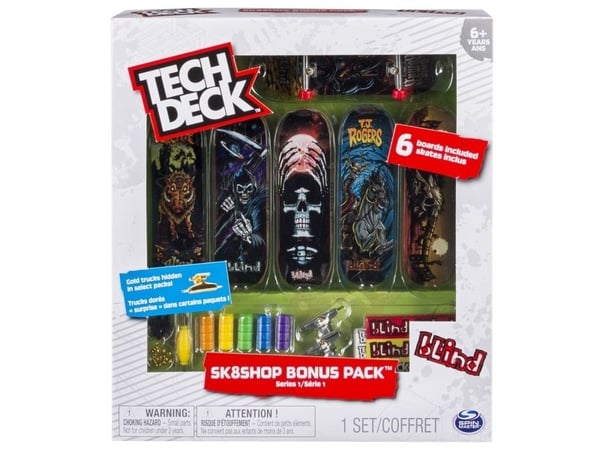 Tech Deck 6028845, Sormiskeittilauta, 6 vuosi/vuosia
