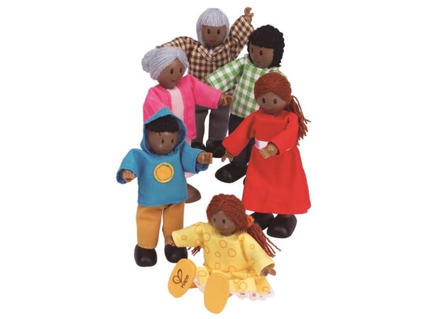 Happy Family afroamerikansk