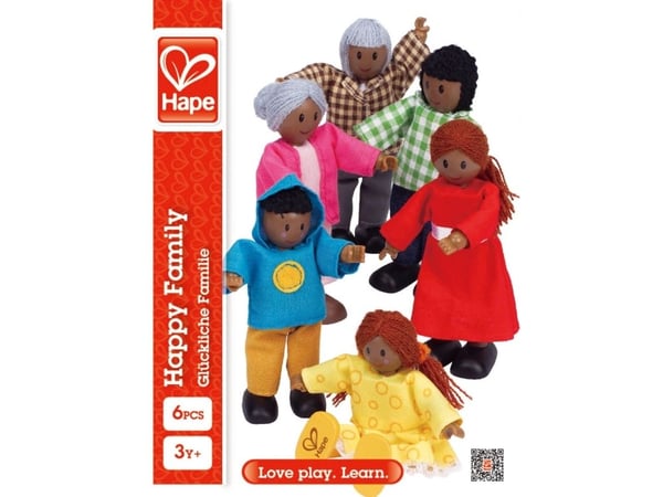 Happy Family afroamerikansk