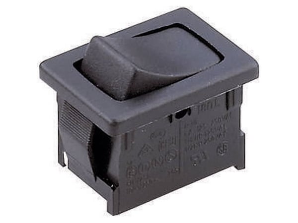 Marquardt 1801.6101 Keinukytkin 1801.6101 250 V/AC 6 A 1 x Off/On IP40 Klikkaava 1 kpl