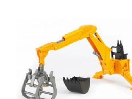 Bruder 02338 traktorgraver med griper - plast (2338)