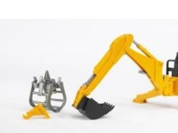 Bruder 02338 traktorgraver med griper - plast (2338)