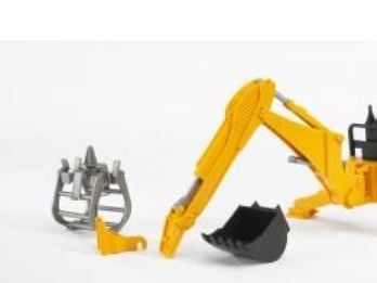 Bruder 02338 traktorgraver med griper - plast (2338)