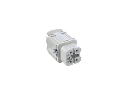 Lapp EPIC H-A 4 BS, 4p+E, Harmaa, Naaras, Hopea, 4 mO, 400 V