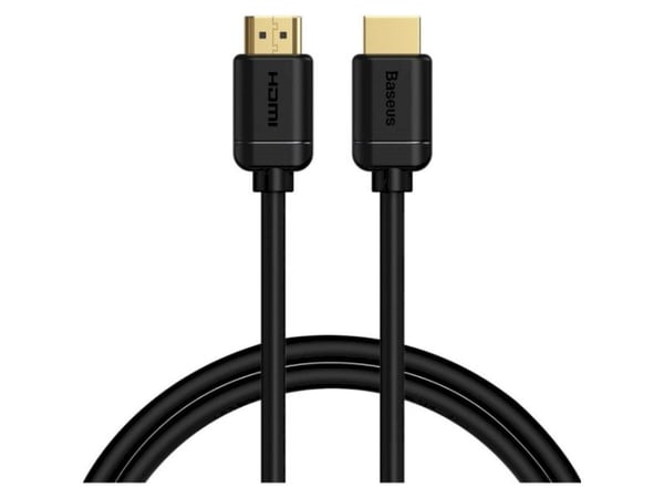 BASEUS - HDMI-kabel - HDMI hann til HDMI hann - 1 m - svart - 4K 120 Hz støtte, 8 K 60 Hz (7680 x 4320) støtte, 2K 144Hz støtte