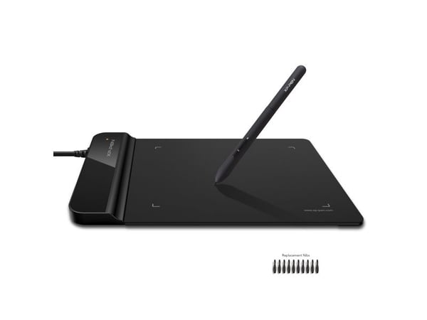 XP-PEN Star G430S, Koblet med ledninger (ikke trådløs), 5080 Ipi, 101,6 x 76,2 mm, USB, 1 cm, Penn