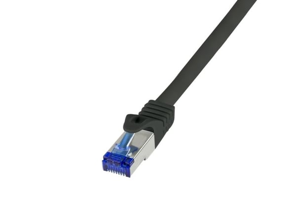 LogiLink Professional Ultraflex - Koblingskabel - RJ-45 (hann) til RJ-45 (hann) - 10 m - 6 mm - S/FTP - CAT 7 (kabel) / CAT 6a (kontakter) - haloge...