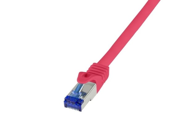 LogiLink Professional Ultraflex - Koblingskabel - RJ-45 (hann) til RJ-45 (hann) - 15 m - 6 mm - S/FTP - CAT 7 (kabel) / CAT 6a (kontakter) - haloge...