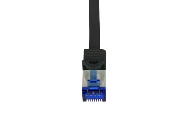 LogiLink Professional Ultraflex - Koblingskabel - RJ-45 (hann) til RJ-45 (hann) - 15 m - 6 mm - S/FTP - CAT 7 (kabel) / CAT 6a (kontakter) - haloge...