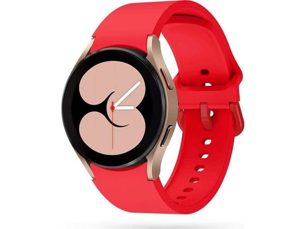 Rannekoru Samsung Galaxy Watch 4 (40mm) / (44mm) / Galaxy Watch 4 Classic (46mm) / (42mm) Tech-Protect IconBand punainen