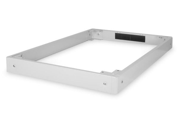 Digitus DN-19 PLINTH-8/12-N1, Kehikon jalusta, Harmaa, 1 kpl