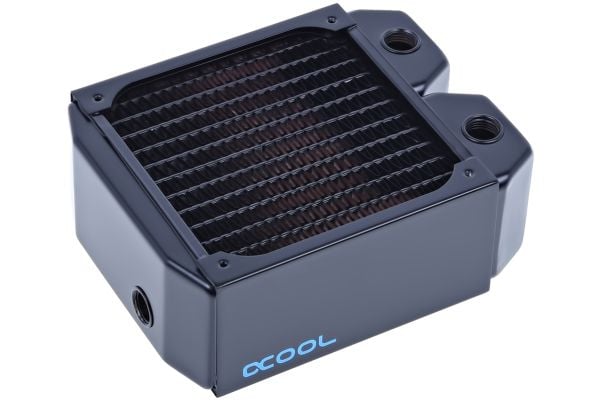 Alphacool 14172, Kjøleribbe, Stål, Sort, 124 mm, 157 mm, 60 mm