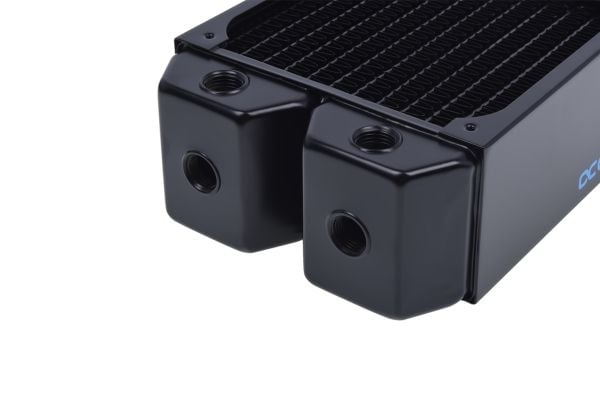 Alphacool 14172, Kjøleribbe, Stål, Sort, 124 mm, 157 mm, 60 mm