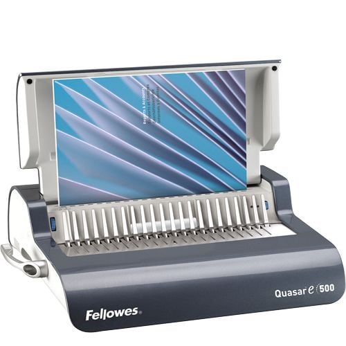 Fellowes plastbinder Quasar-E elektrisk stanse
