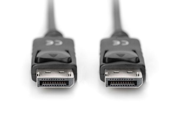 ASSMANN - DisplayPort kaapeli - DisplayPort (han) til DisplayPort (han) - 1 m - formet - sortti