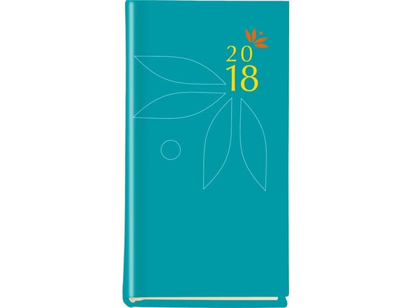 Kalender 75X130 bok kolibri, ukentlig, marine (T-320F-05)