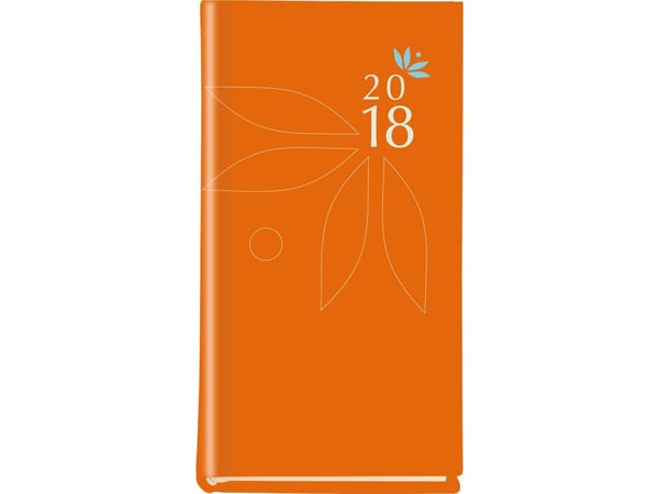 Kalender 75X130 bok kolibri, ukentlig, oransje (T-320F-07)