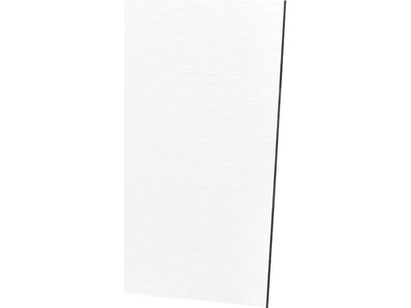 Panel for dRim-serien av vifter aluminium børstet sølv / velg vifte eller rist 01-168