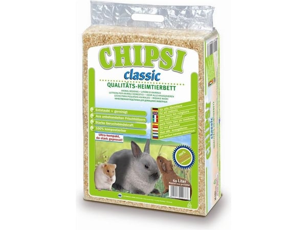 CHIPSI CLASSIC, Trepellets, Hamster, Mus, 3,2 kg, Polybag
