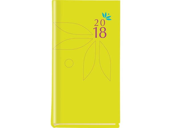 Kalender 75X130 bok kolibri, ukentlig, pistasj (T-320F-08)