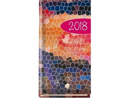 Michalczyk & Prokop Calendar 75X130, book hummingbird, weekly, mosaic (T-320F-01)