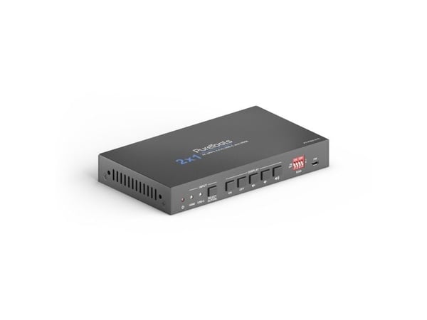 PureTools PT-PSW-21C, HDMI, USB Type-C, lajittelu, 60 Hz, 15 m, 2160p