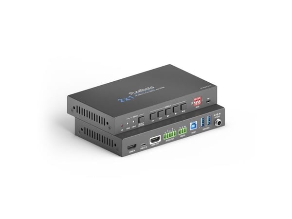 PureTools PT-PSW-21C, HDMI, USB Type-C, lajittelu, 60 Hz, 15 m, 2160p