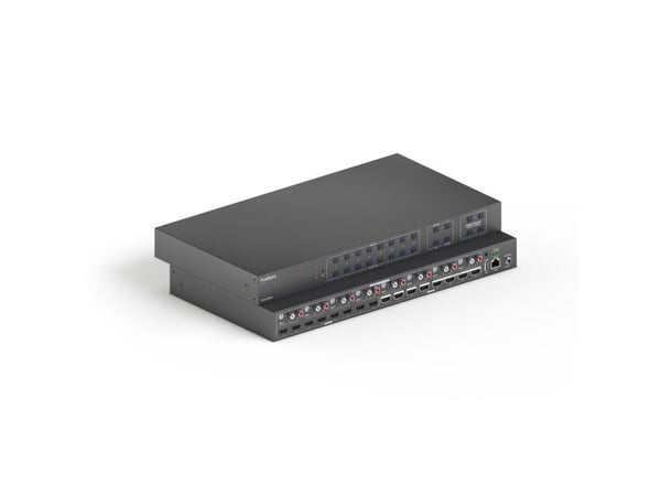 PureLink PT-MA-HD88DA, Skaalautuva matriisikytkin, 3840 x 2160 pikseliä, 18 Gbit/s, TOSLINK, Linkki, Käyttö, Teho, USB A-tyyppi
