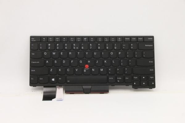 Lite-On - Erstatningstastatur for bærbar PC - med Trackpoint, UltraNav - bakbelysning - QWERTY - Engelsk - Europa - svart - for ThinkPad L14 Gen 1 ...