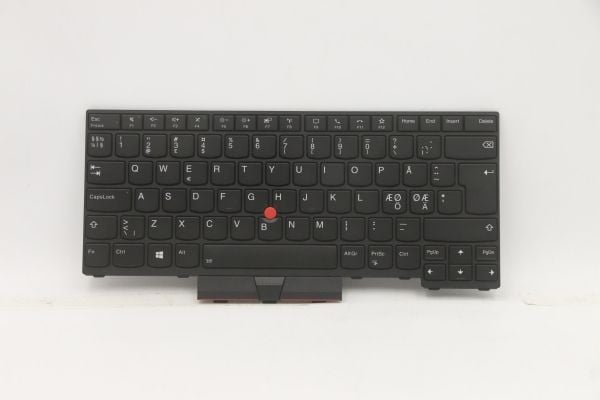 Lite-On - Ersättningstangentbord för bärbar dator - med Trackpoint, UltraNav - bakgrundsbelyst - QWERTY - Nordisk - för ThinkPad L14 Gen 1 20U1, 20...