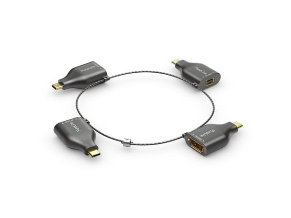 PureLink IQ-AR300, 4 x USB Type-C, DisplayPort + Mini DisplayPort + HDMI + VGA, Uros, Naaras, Suora, Suora