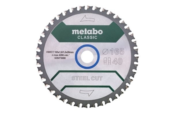 Metabo 628273000, Metalli, 16,5 cm, 2 cm, 1,2 mm, 1,6 mm, Metabo