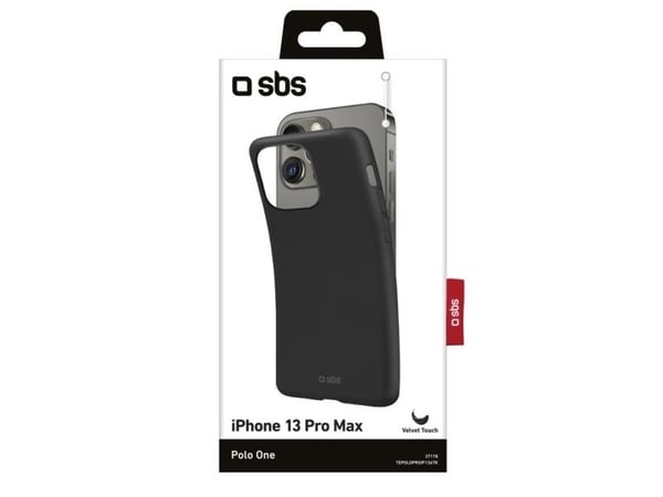 SBS Polo One, Etui, Apple, iPhone 13 Pro Max, 17 cm (6.7"), Svart