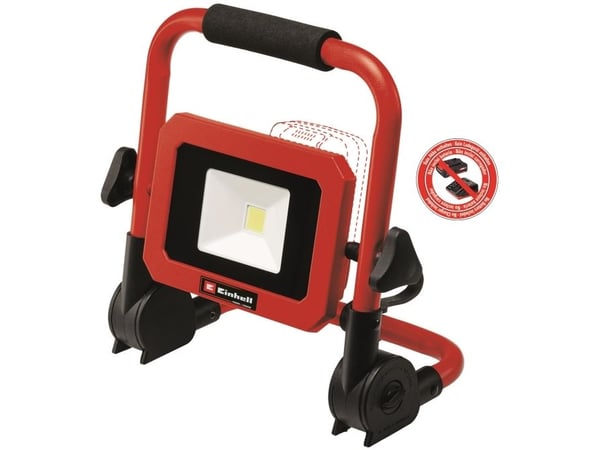 Einhell TC-CL 18/1800 Li - Solo, LED, 1,15 kg, Sort, Rød, Frittstående arbeidslys - SOLO