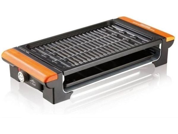 ETA Vital 1162 90000 - Grill - elektrisk - 857,75 cm2 - svart/tre