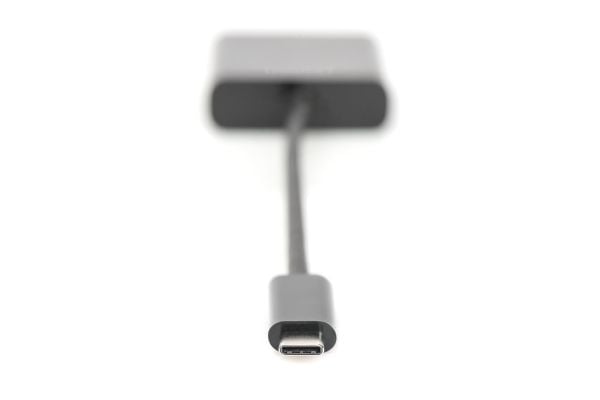 DIGITUS - Ekstern videoadapter - USB-C 3.1 - VGA - svart