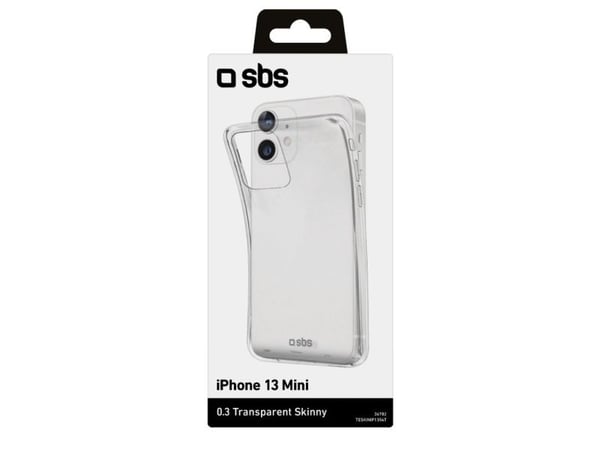 SBS TESKINIP1354T, Etui, Apple, iPhone 13 Mini, 13,7 cm (5.4"), Gjennomsiktig