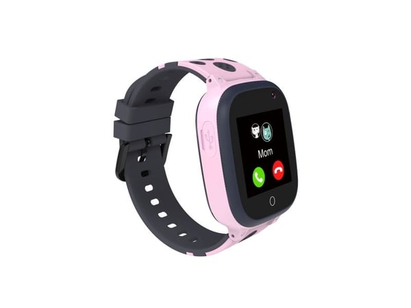Canyon Kids Sandy KW-34 - Smart ur med rem - silikon - skjerm 1,44" - 32 MB - Bluetooth - 0,08 megapiksler kamera - 42 g - grå/rosa