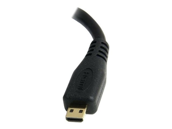 StarTech.com 5-tommers høyhastighets HDMI-adapterkabel - HDMI til HDMI Micro - F/M - 5 tommers Micro HDMI Adapter - HDMI Hun til Micro HDMI hann (H...