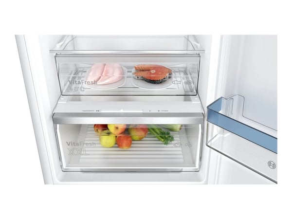 Bosch Serie | 4 KIN86VFE0 - Kjøleskap/fryser - bunnfryser - innebygd - fordypning - bredde: 56 cm - dybde: 55 cm - høyde: 177.5 cm - 260 liter - Kl...