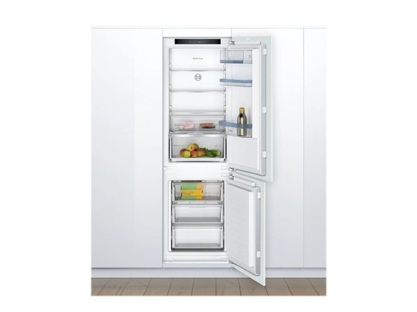 Bosch Serie | 4 KIN86VFE0 - Kjøleskap/fryser - bunnfryser - innebygd - fordypning - bredde: 56 cm - dybde: 55 cm - høyde: 177.5 cm - 260 liter - Kl...