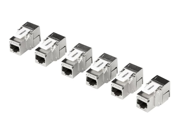 Trendnet TC-K06C6A, Kulmikas, Hopea, RJ-45, Naaras, 10GBase-T, Kulta
