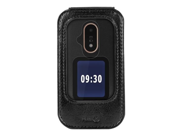 Doro Case - Bagsidecover til mobiltelefon - sort - for DORO 6040, 6041, 6060, 7030, 7031